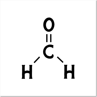 Mortician formaldehyde chemical formula Posters and Art